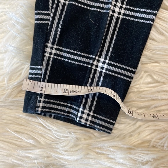 Old navy Stevie black white pinstripe plad plaid legging stretchy pants business - Picture 10 of 16